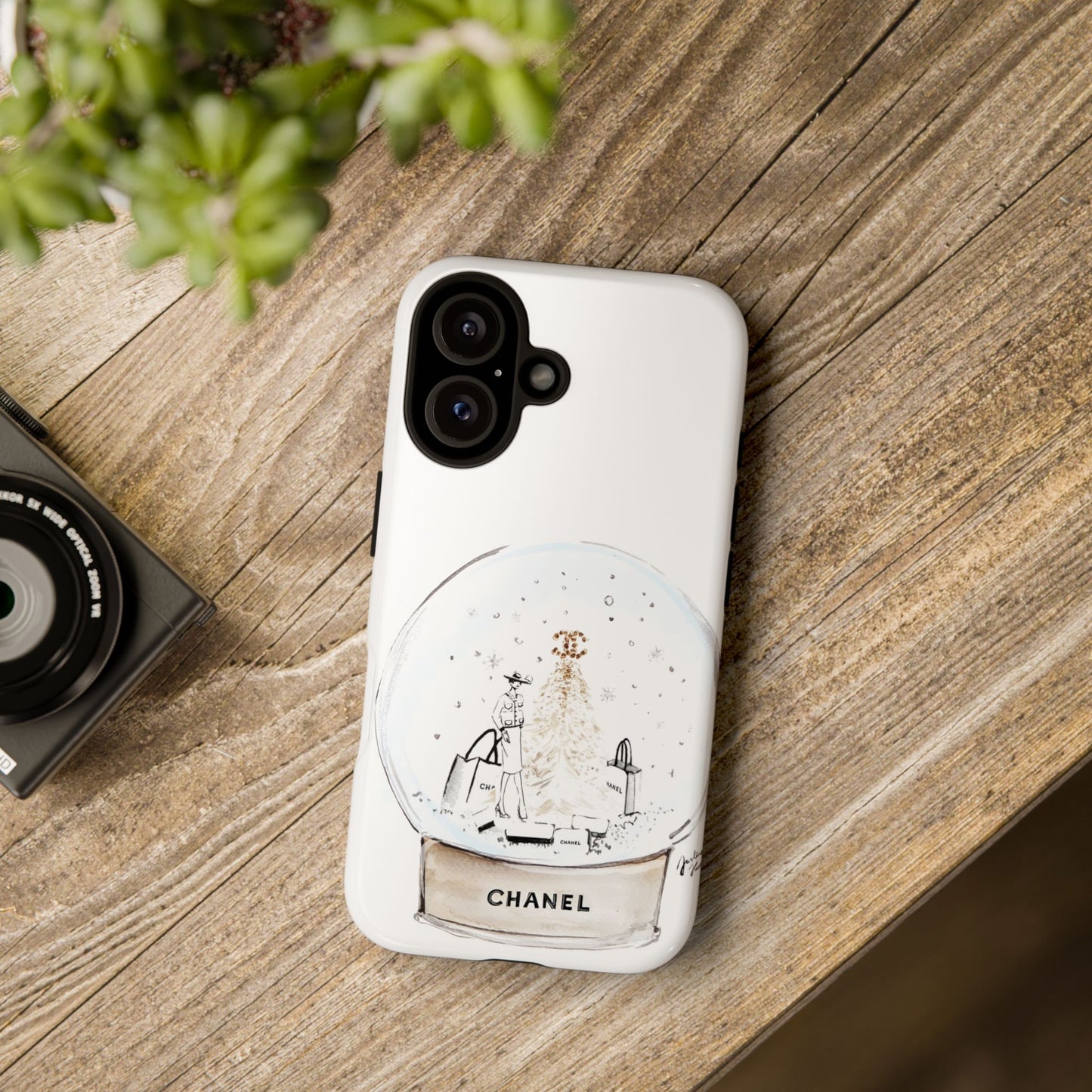 Snowglobe of Chanel Case
