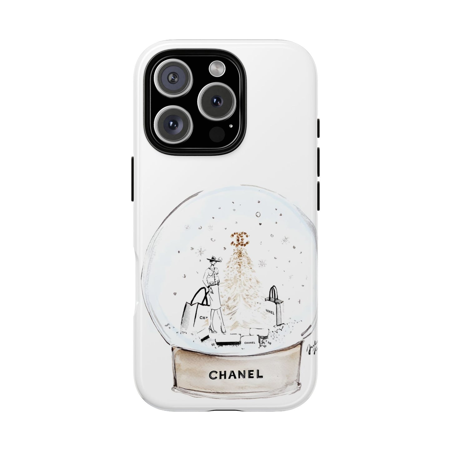 Snowglobe of Chanel Case