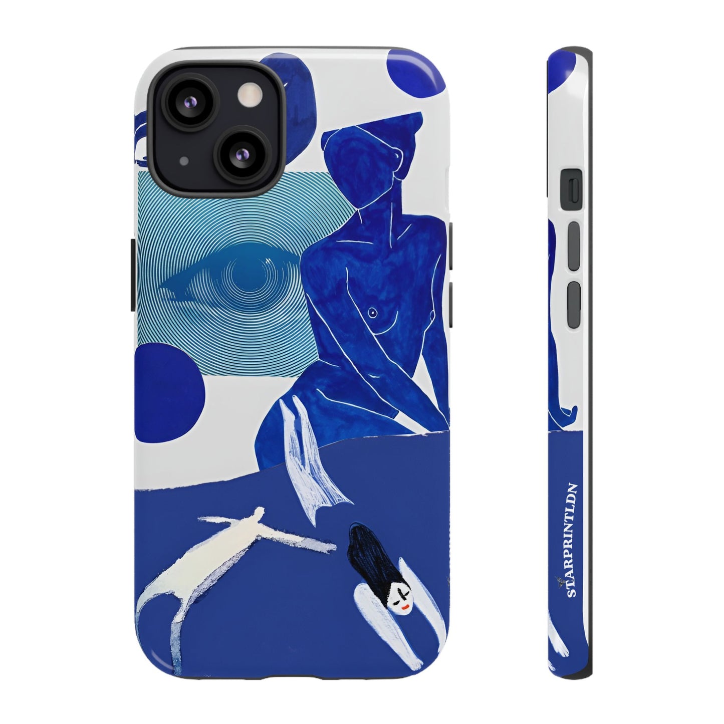 Blue Abstract Case