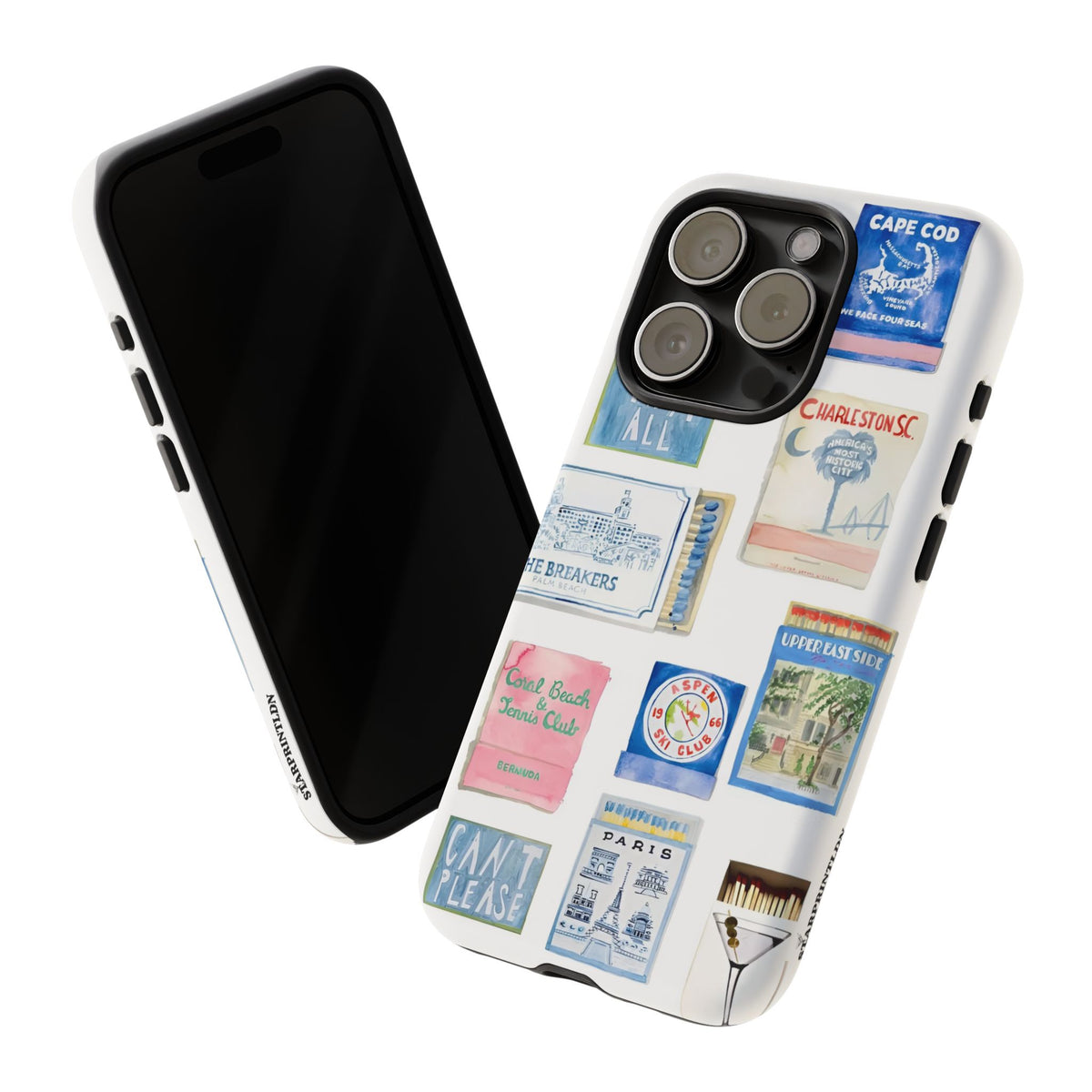 Blue Postcard Case