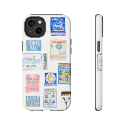 Blue Postcard Case