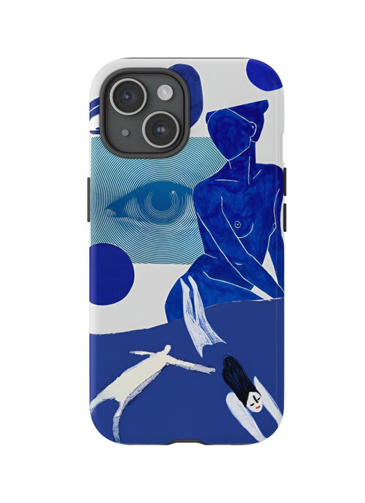 Blue Abstract Case