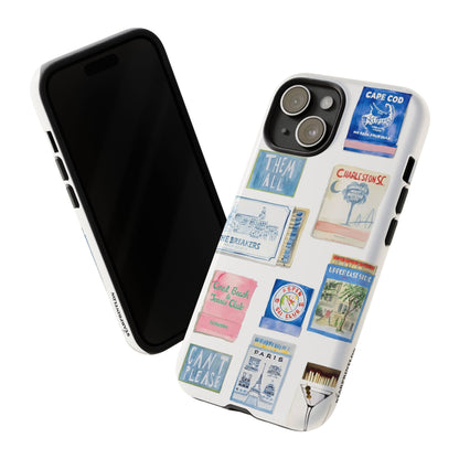 Blue Postcard Case