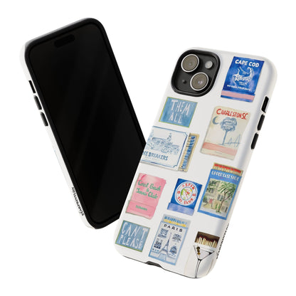 Blue Postcard Case