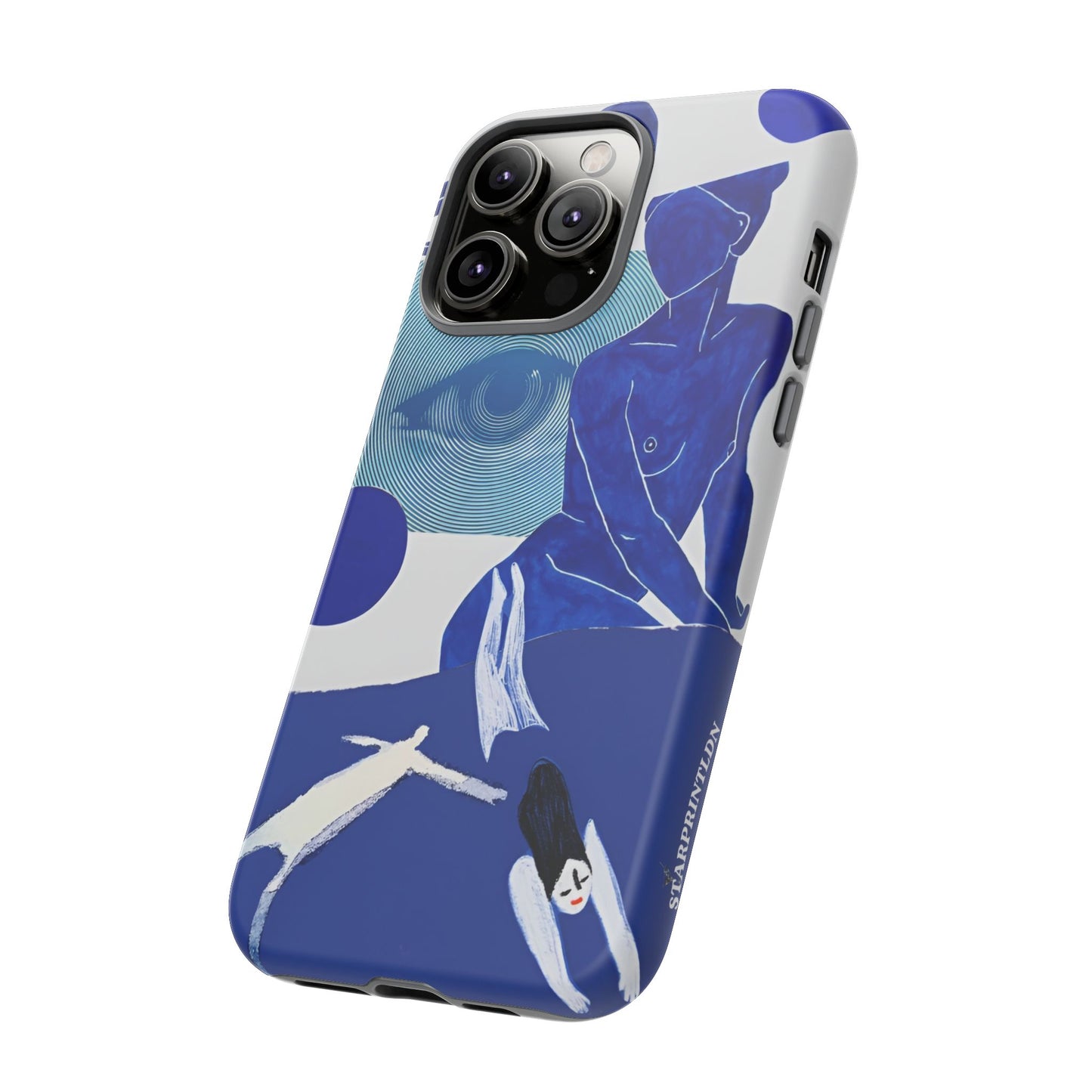 Blue Abstract Case