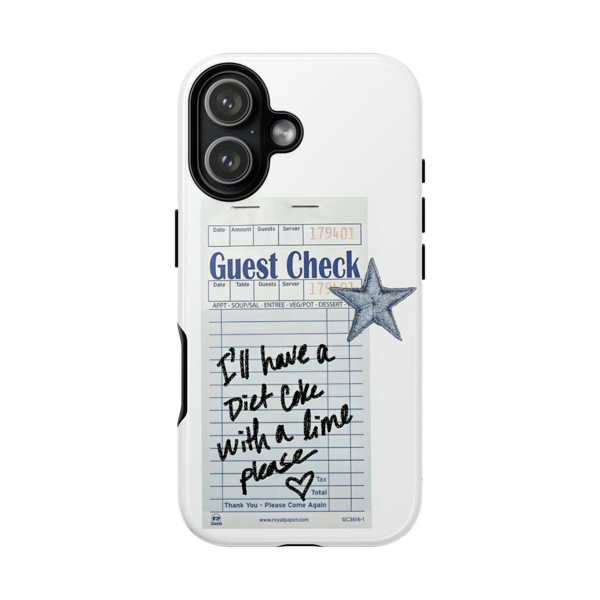 Guest Check Case
