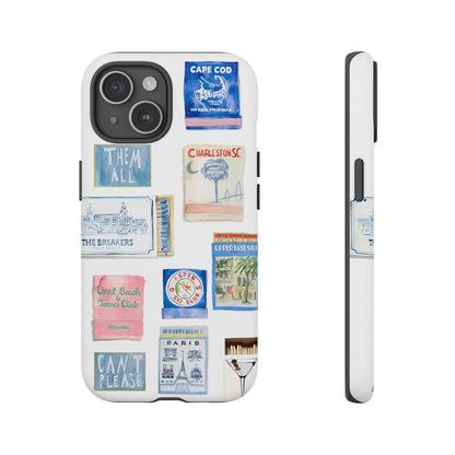 Blue Postcard Case