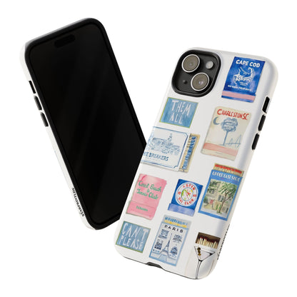 Blue Postcard Case