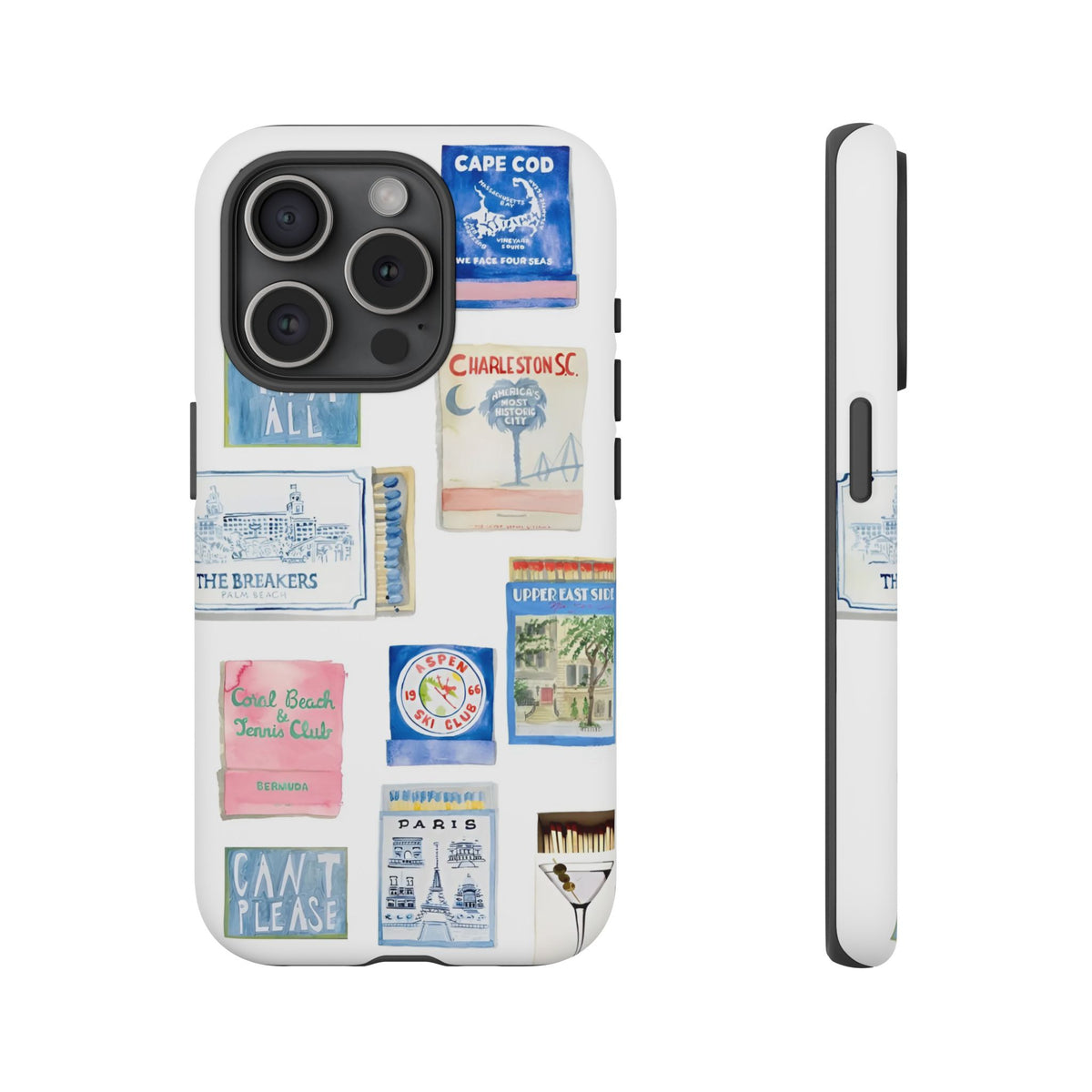 Blue Postcard Case