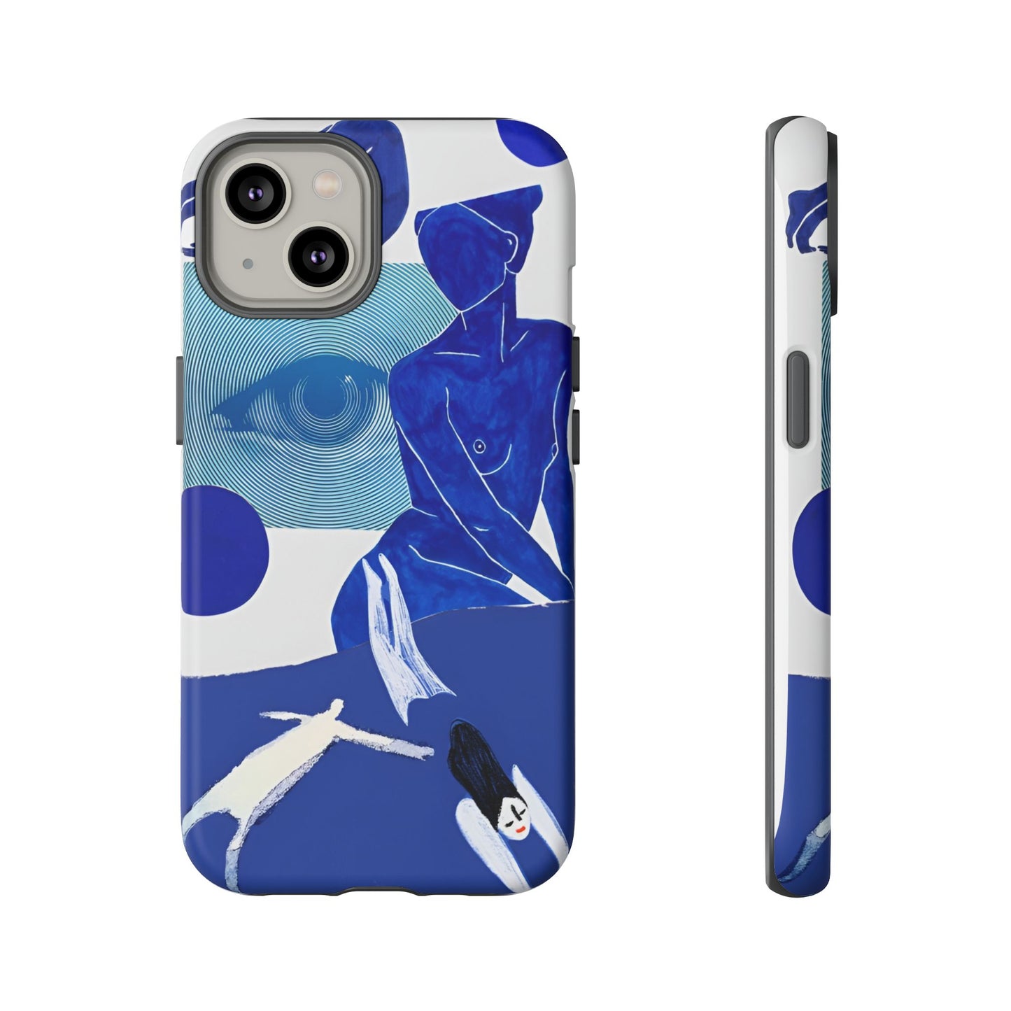 Blue Abstract Case