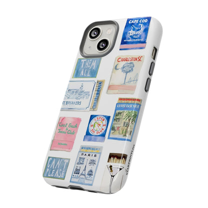 Blue Postcard Case
