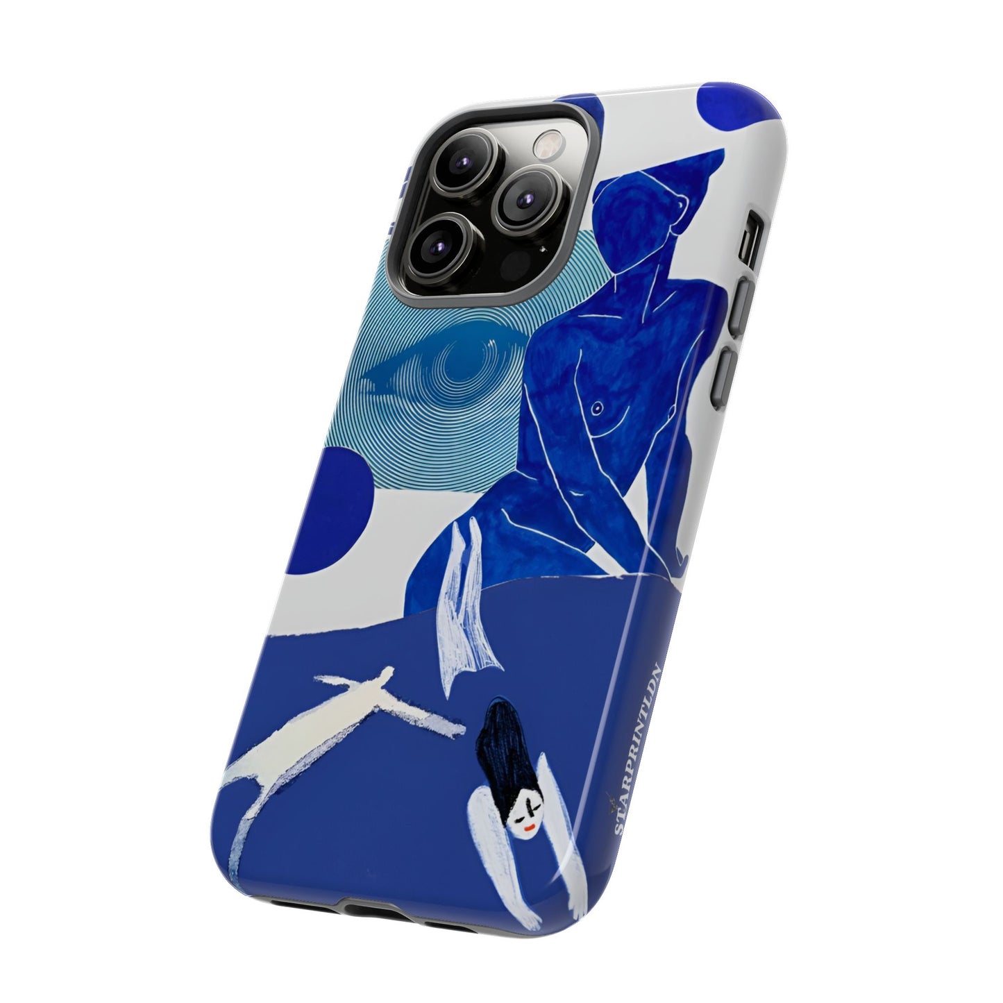 Blue Abstract Case