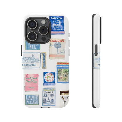 Blue Postcard Case