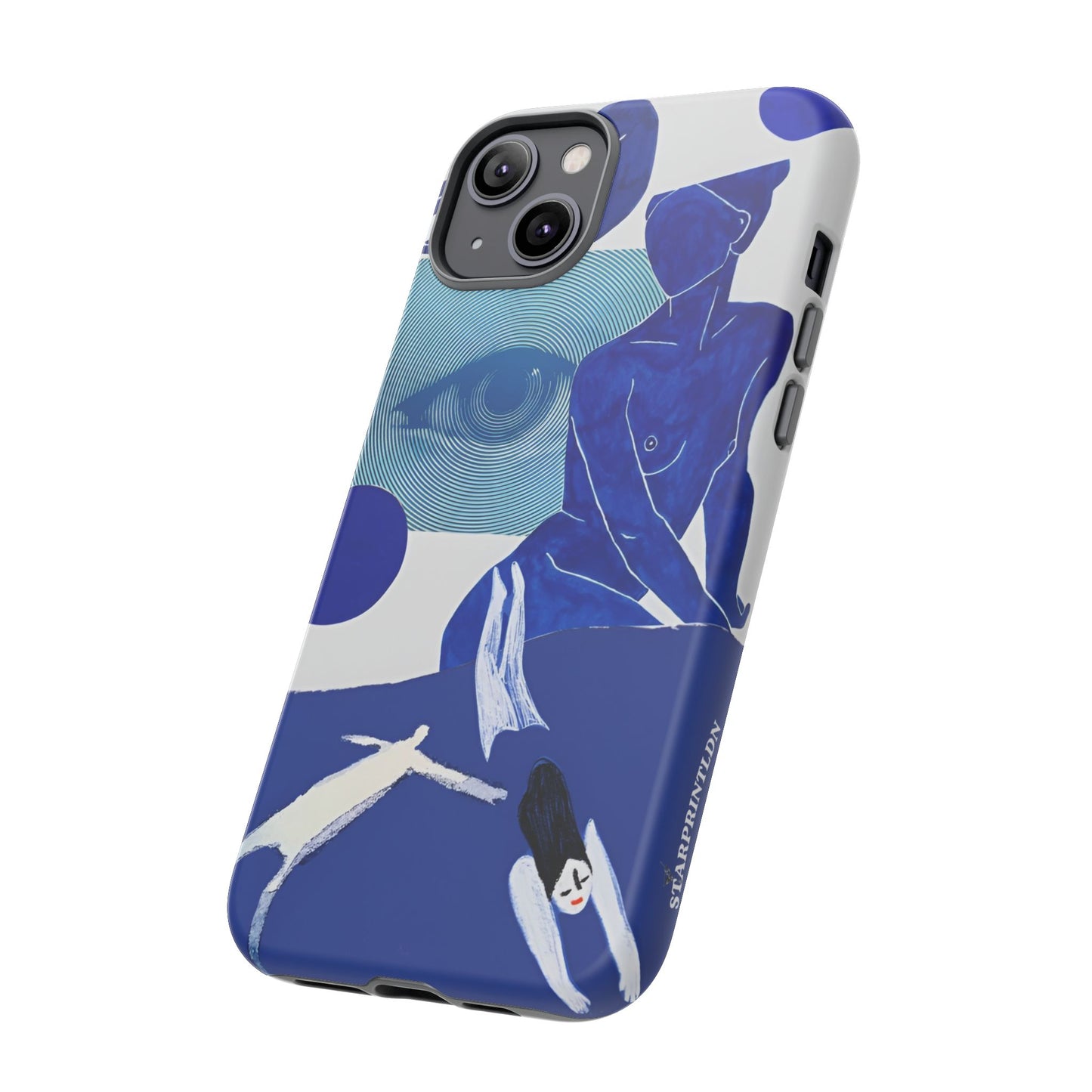 Blue Abstract Case