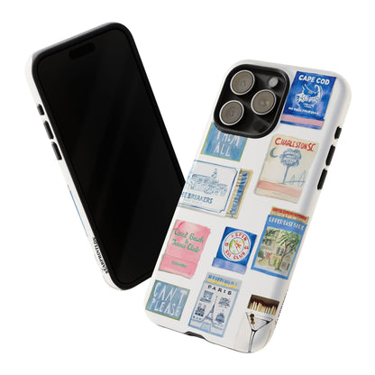 Blue Postcard Case