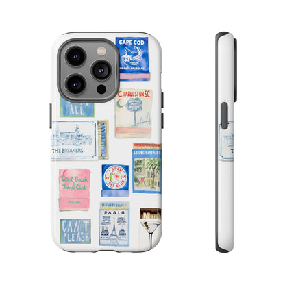 Blue Postcard Case