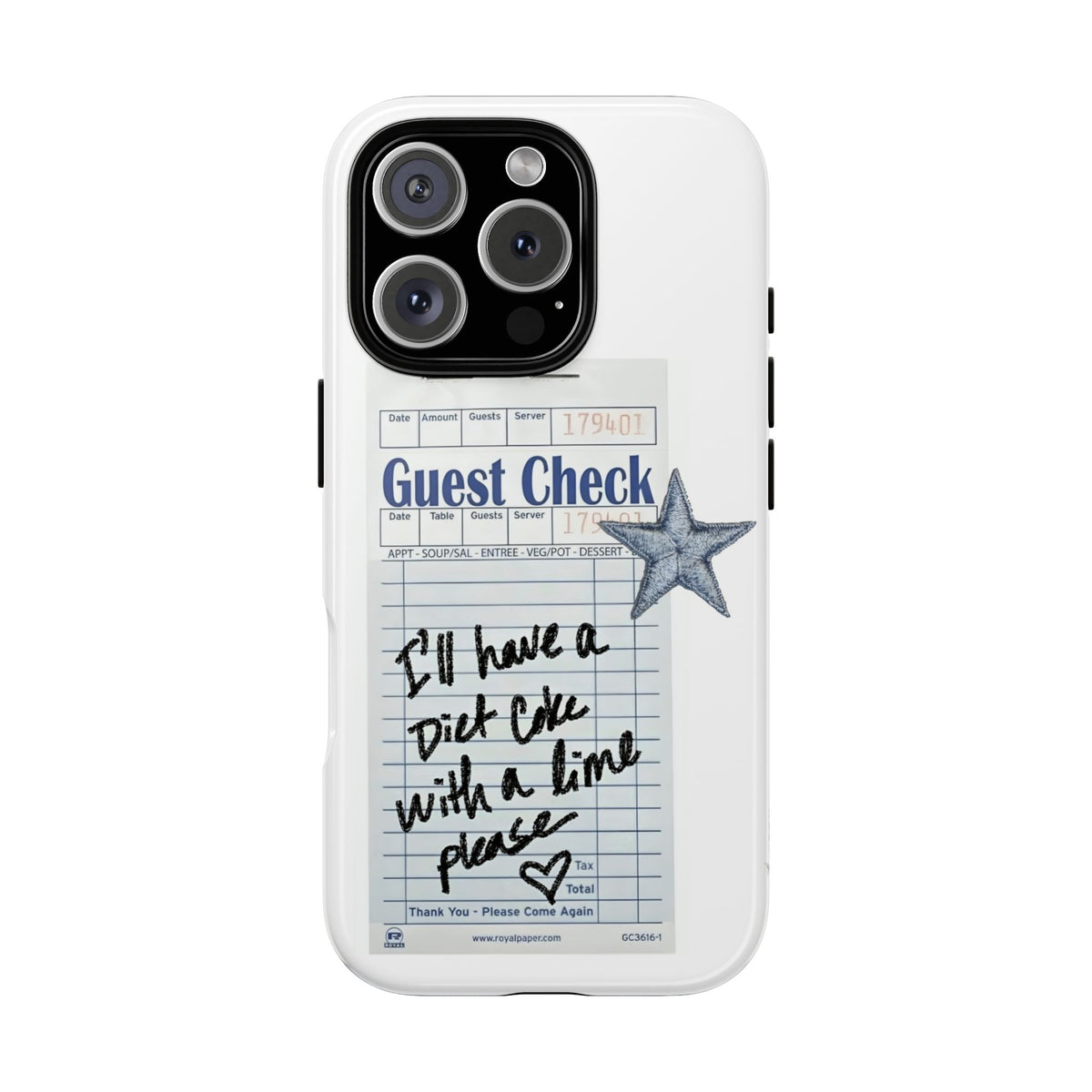 Guest Check Case