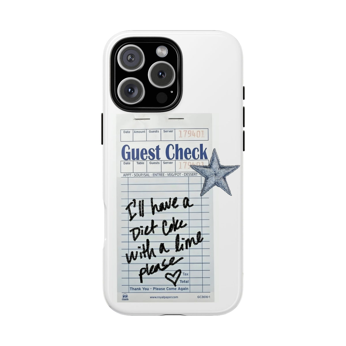 Guest Check Case