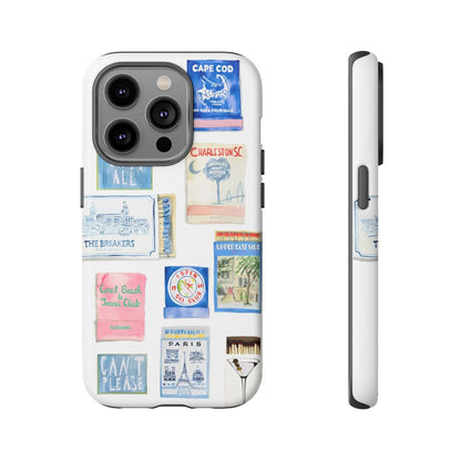Blue Postcard Case