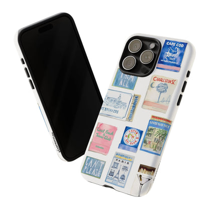 Blue Postcard Case