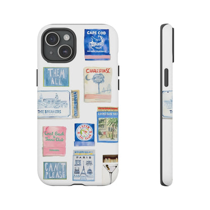 Blue Postcard Case