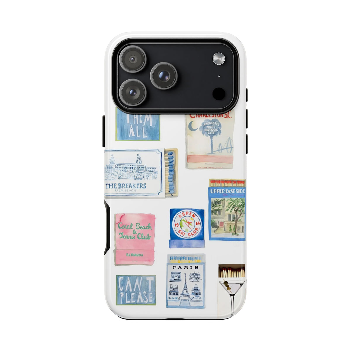 Blue Postcard Case